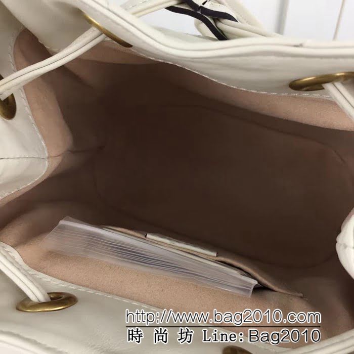 GUCCI古馳原單 新款專櫃品質高仿原單貨實物實拍528129 米白雙肩背包 HY1166